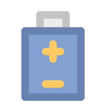 pil kalın vektör simgesi