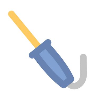 Jack kablo kalın vektör simgesi