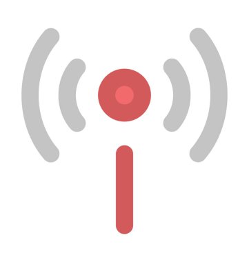 WiFi sinyal kalın vektör simgesi