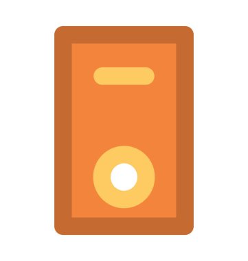 IPod kalın vektör simgesi