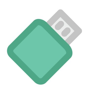 USB kalın vektör simgesi