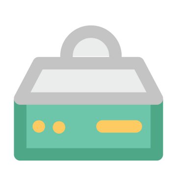 CD çalar kalın vektör simgesi