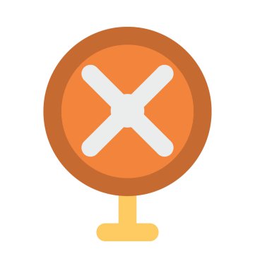 Tablo Fan kalın vektör simgesi