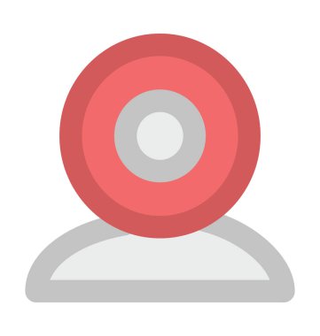 Webcam kalın vektör simgesi