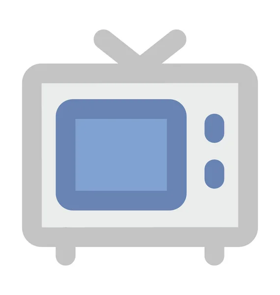 Εικονίδιο Bold Διάνυσμα Τηλεόραση — Διανυσματικό Αρχείο