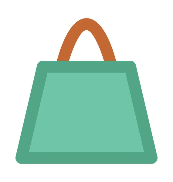 Einkaufstasche Fettes Vektor Symbol — Stockvektor