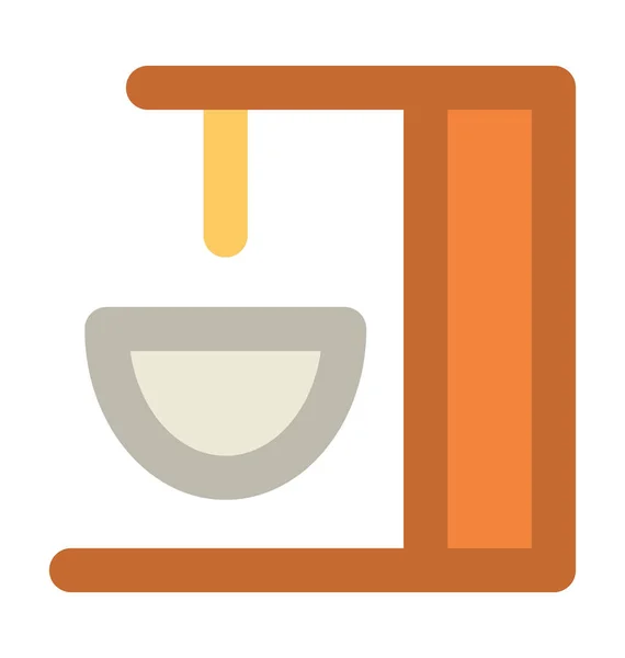 Электрический Чайник Смелые Векторный Icon — стоковый вектор