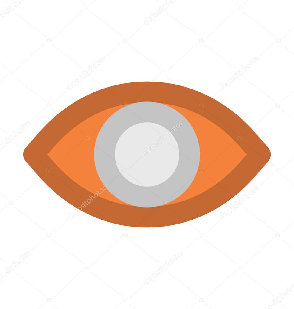 Eye Bold Vector Icon