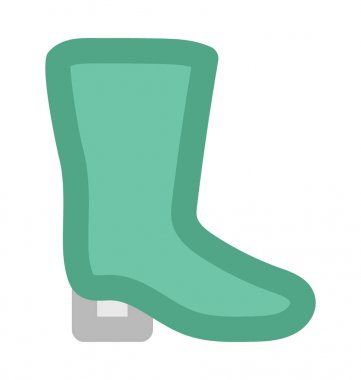 Gumboot kalın vektör simgesi