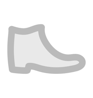 Mens ayakkabı cesur vektör simgesi