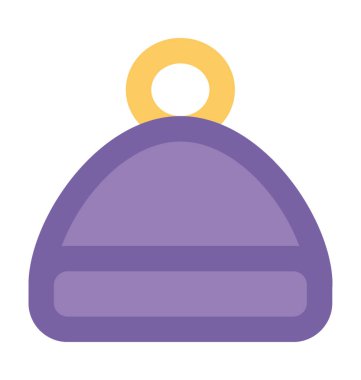 Cap kalın vektör simge örme çocuklar