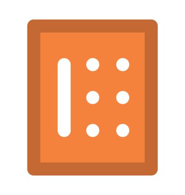 Kaptırdın Kit kalın vektör simgesi