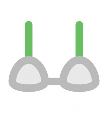 Sutyen kalın vektör simgesi