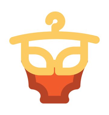 İç çamaşırı kalın vektör simgesi