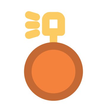 Elmas yüzük kalın vektör simgesi