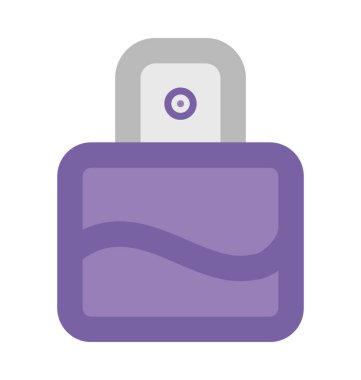 Parfüm kalın vektör simgesi