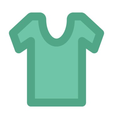 Tişört kalın vektör simgesi