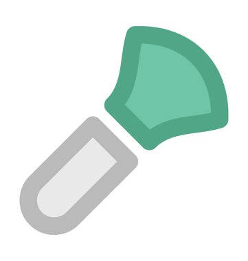 Tıraş fırçası kalın vektör simgesi