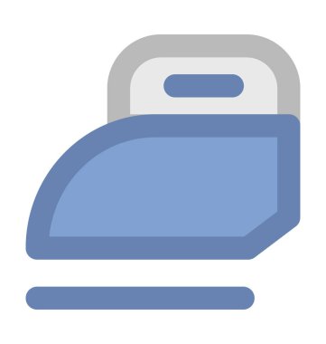 Demir kalın vektör simgesi