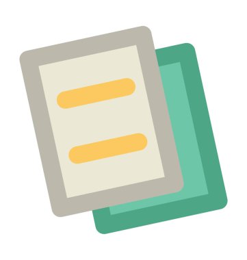 Belgeler kalın vektör simgesi