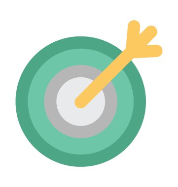 okçuluk koyu vektör simgesi