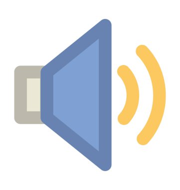 ses kalın vektör simgesi