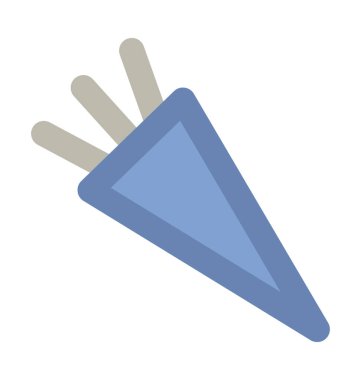 havuç kalın vektör simgesi