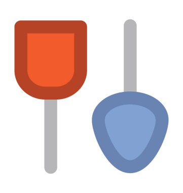 Pişirme Turner kalın vektör simgesi