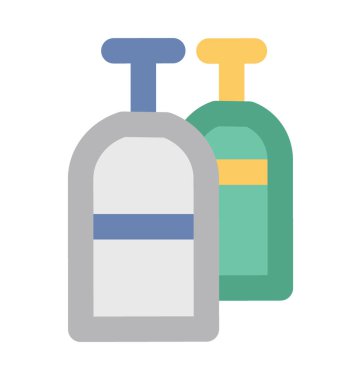 Şarap şişeleri kalın vektör simgesi