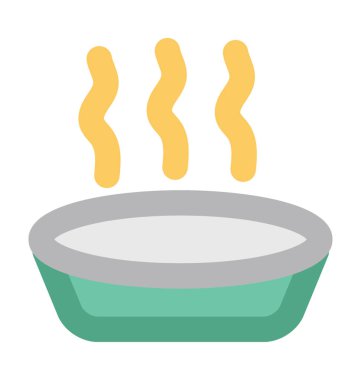 Çin yemeği kalın vektör simgesi