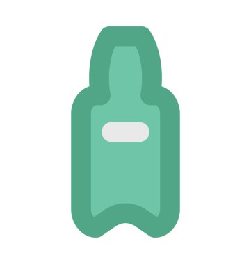 Şarap şişeleri kalın vektör simgesi