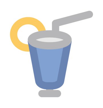 Margarita kalın vektör simgesi