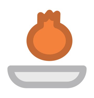 Nar kalın vektör simgesi