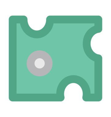 Peynir kama kalın vektör simgesi