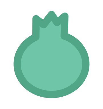 Nar kalın vektör simgesi