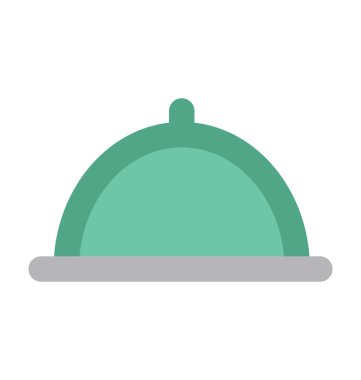 Tabağı kalın vektör simgesi