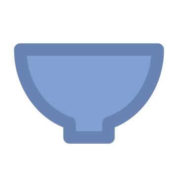 kase kalın vektör simgesi