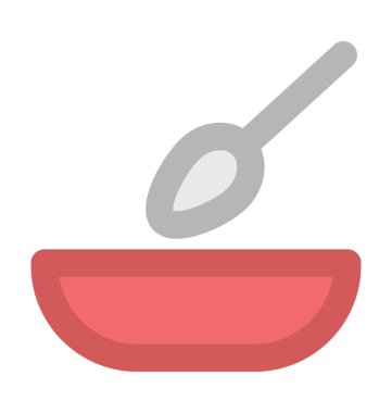 Çin yemeği kalın vektör simgesi