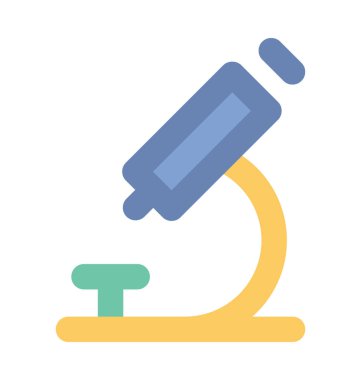 Mikroskop kalın vektör simgesi