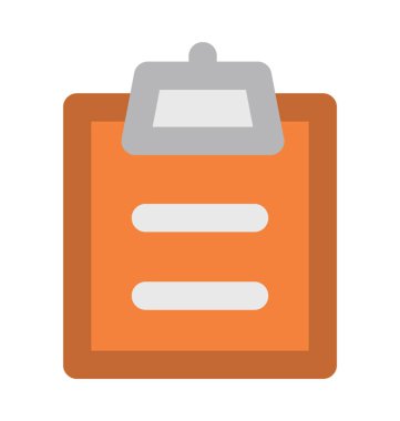 Tıbbi rapor kalın vektör simgesi