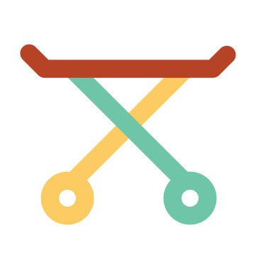 Sedye kalın vektör simgesi