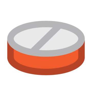 Tıbbi ilaç kalın vektör simgesi