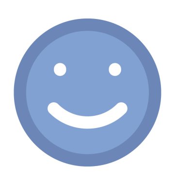 gülen kalın vektör simgesi