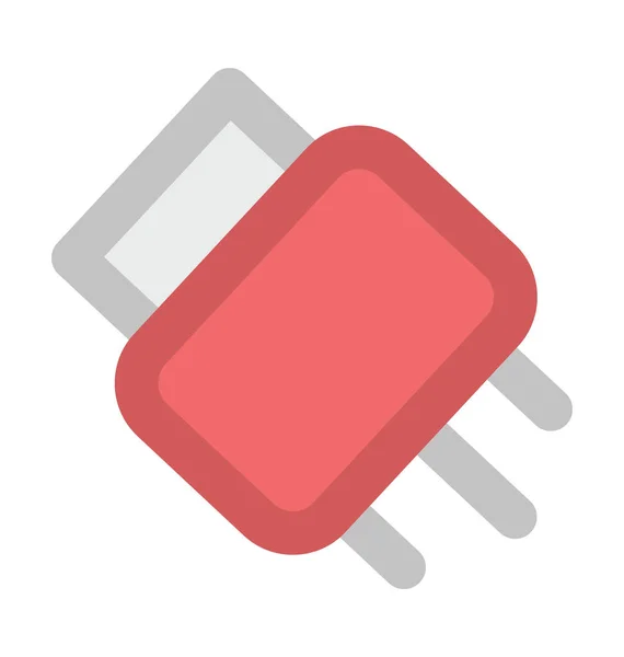 Plug Bold Vector Icon — Stock Vector