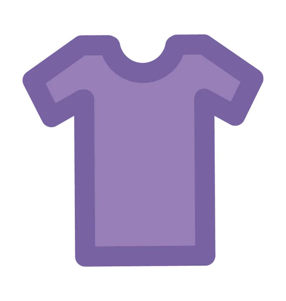 Tee Shirt Bold Vector Icon — Stock Vector
