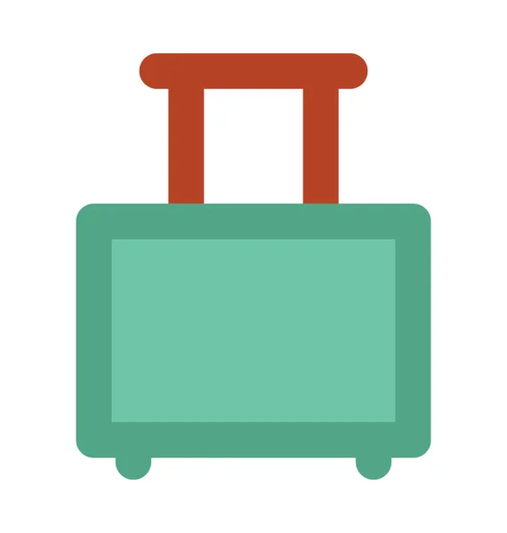 Travel Bag Bold Vector Icon — Stock Vector