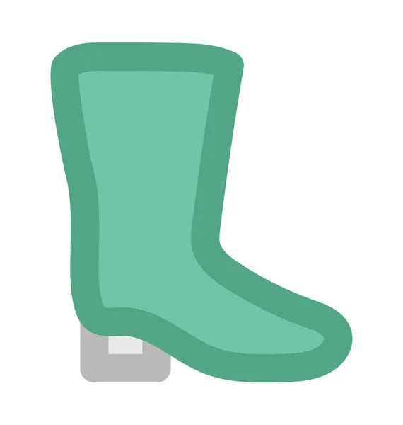 Gumboot Bold Vector Icon — Stock Vector