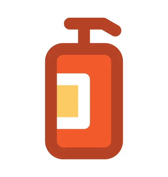 Liquid Soap Bold Vector Icon — Stock Vector