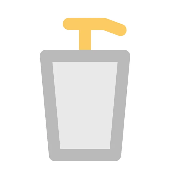 肥皂分配器粗体矢量图标 — 图库矢量图片