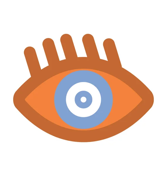 Eye Lens Bold Vector Icon — Vector de stoc